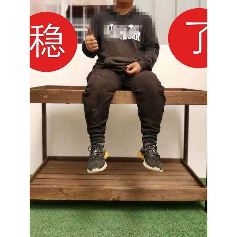 双层多肉专用实木质花架多层置物架阳台室内户外单层大棚花盆架子