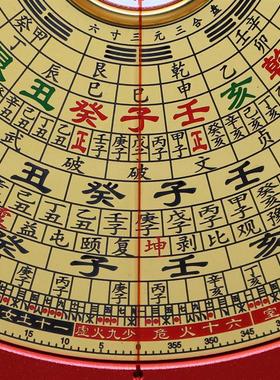 正品万福堂铝镁合金纯铜六6寸16层大字体三合盘高精度专业罗盘