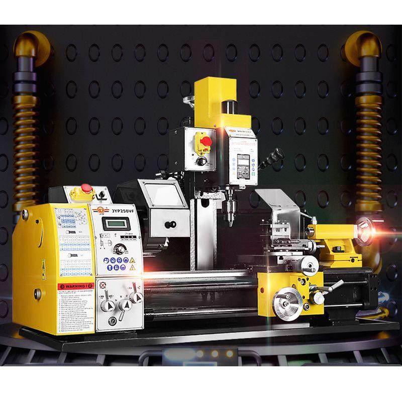 JY250双杠功能多车钻铣一体三合一机床 两轴自动走刀车床,五金/工具,车床,淘宝优惠券,粉丝福利购,淘宝优惠卷