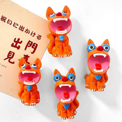 中国文创瓦猫冰箱贴非遗古风西双