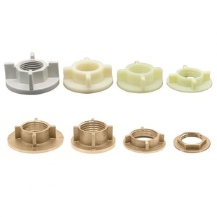 4分全铜螺母水龙头配件单冷龙头塑料固定座1寸冷热龙头紧固器32mm