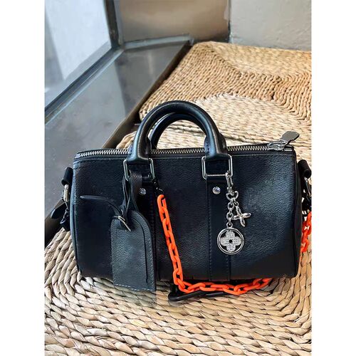 适用lv keepall25黑武士包包装饰炼条挂件speedy四叶草挂饰配件