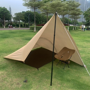 牛津布小庇护所 徒步bc露营单人天幕四人加厚防潮垫地布摩旅可携式