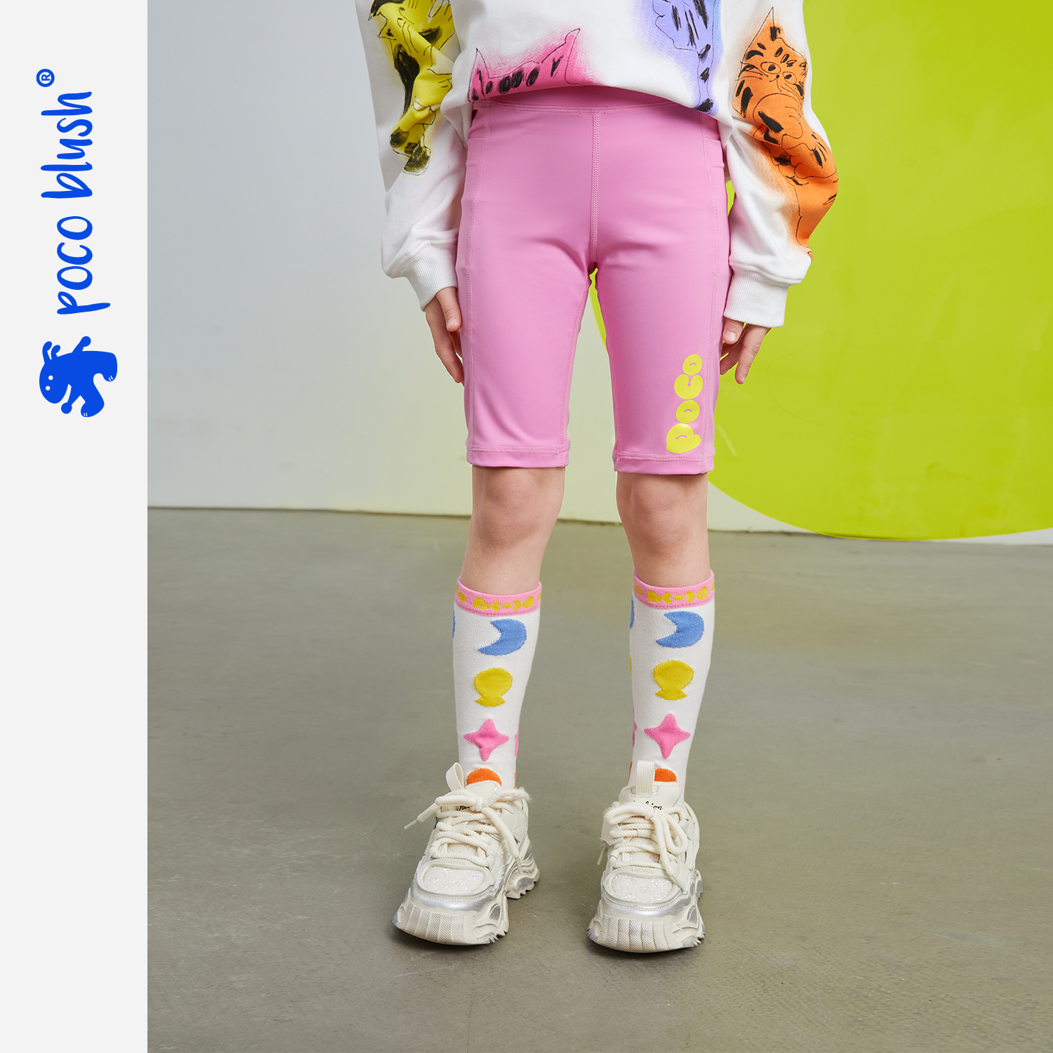 pocoblush骑行打底短裤弹力裤