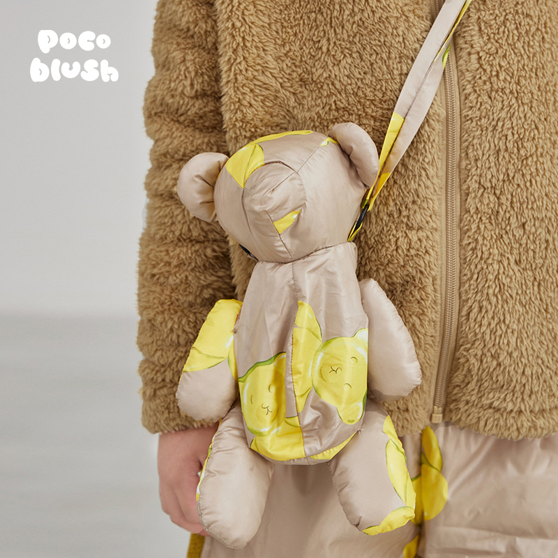 pocoblush原创设计软糖小熊系列儿童冬季新款百搭包童趣斜挎包