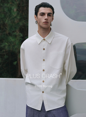 春季新款休闲百搭宽松长袖衬衫松弛感