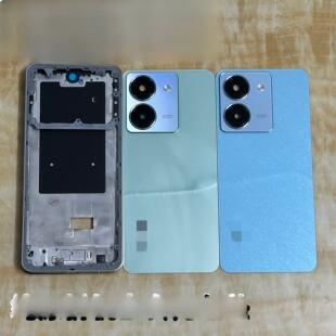 适用Y78+ Y78m Y78后盖屏框前框中框 T1版边框中壳电池盖拆机镜片