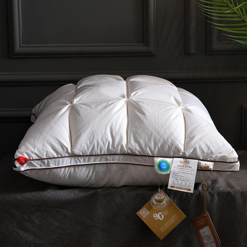 床头羽绒靠垫芯白鹅绒鹅毛大抱枕芯卧室靠枕护腰椅子酒店内胆沙发