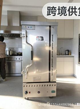 恒温燃气蒸饭柜定时海外定时控温蒸箱全球供货跨境供应蒸车蒸饭机