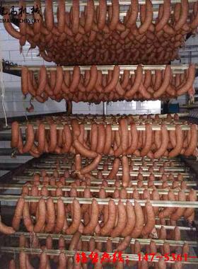 厂家供应果味鸭熏蒸炉 香肠熏蒸烟熏设备 烤肠香肠烟熏炉厂家