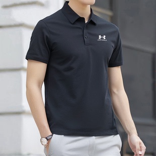 男装 新款 UA安德玛POLO衫 夏季 翻领半袖 跑步T恤运动服商务休闲短袖