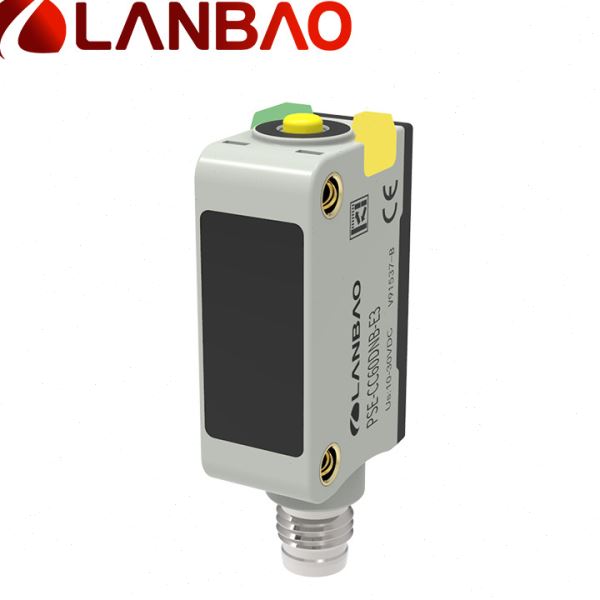 兰开关PSE-CC60 小方形TOF红外激光PNP插件 24V智能光电传感器