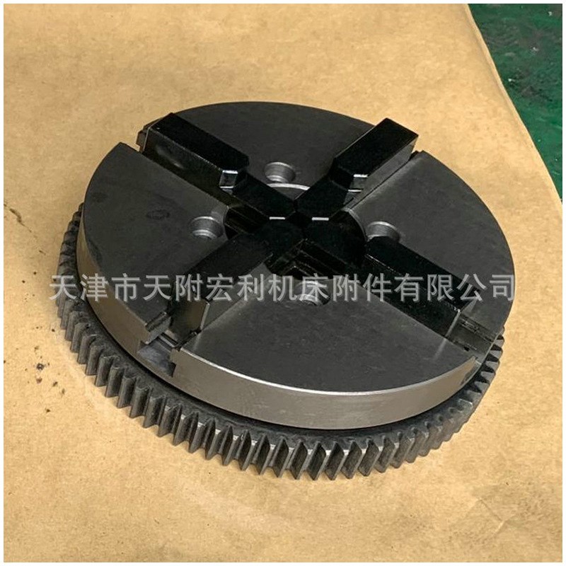 WPD电动卡盘定 做 激光切割电动切割四爪卡盘 焊接卡盘