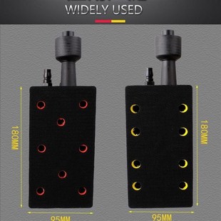 长方形气动干磨机 打磨机磨灰机汽车腻子磨头92178中央集尘吸尘