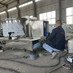 全自动1250型平板离心机304不锈钢分离机800型工业用密闭离心机