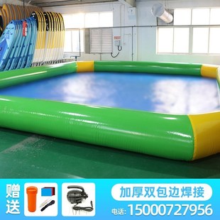 户外大型移动儿童充气游泳池钓鱼水池沙池水上乐园设备厂家直销