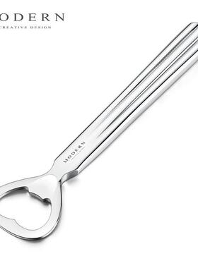 摩登MODERN精致不锈钢啤酒开 瓶器创意好看起子家用实用启瓶器