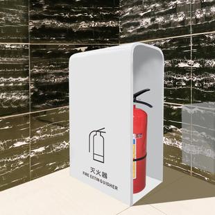 饰遮挡商铺干粉灭火器箱子家用二氧化碳消防箱 圆弧灭火器箱2只装