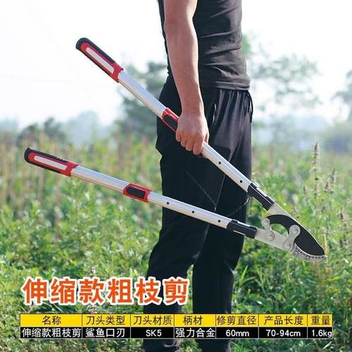 粗枝剪果树树枝修枝剪伸缩强力省力大力剪高枝剪园艺园林大剪刀