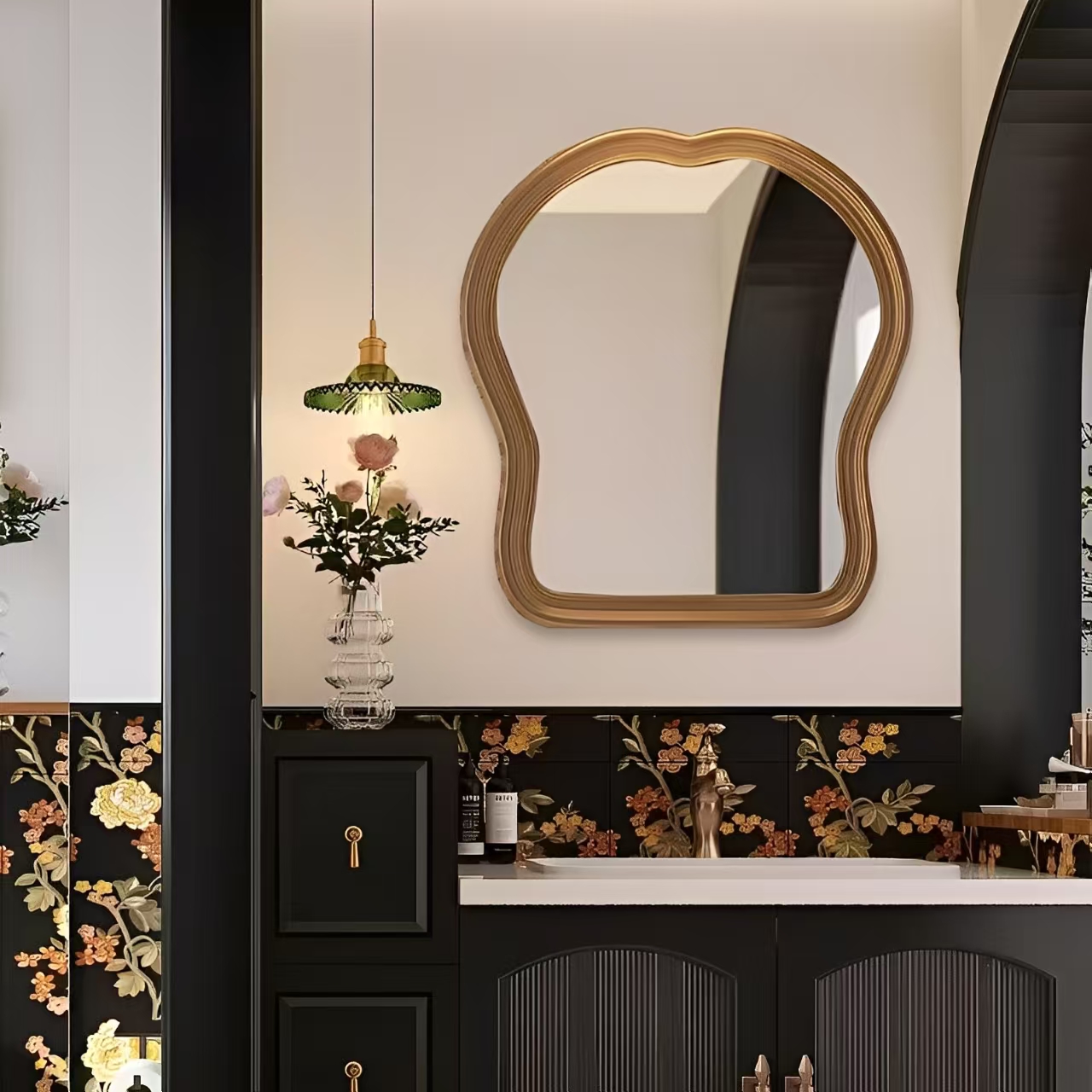 法式复古led智能浴室镜