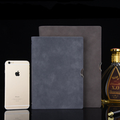 商务笔记本子a5加厚复古文具b5工作可拆卸印logo定制活页记事本子