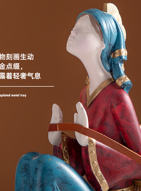 玄关钥匙收纳摆件现代简约轻奢礼物客厅创意酒柜桌面乔迁新居礼品