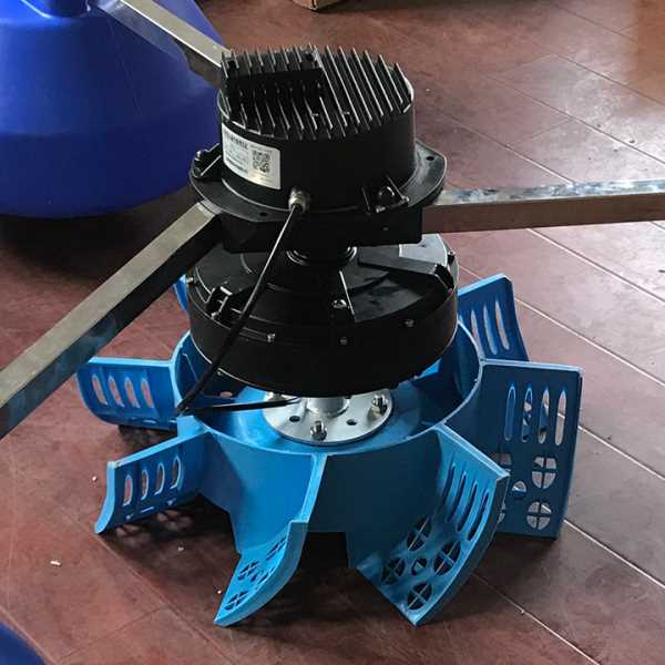 稳定变频叶轮氧机大功率潜水型制氧泵叶轮式浮球铜芯防水电机