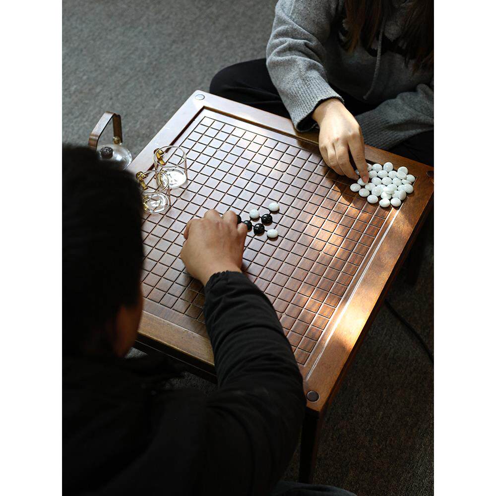多功能实木棋盘桌中国围棋象棋五子棋下棋小桌子榻榻米飘窗茶桌椅