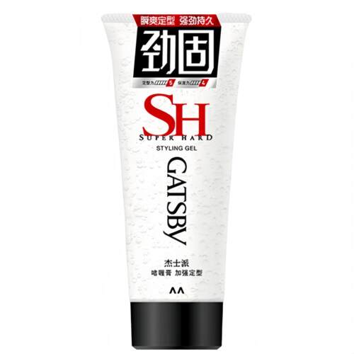 授权GATSBY啫喱膏加强定型200g碎发整理背头保湿男女士啫喱水者喱