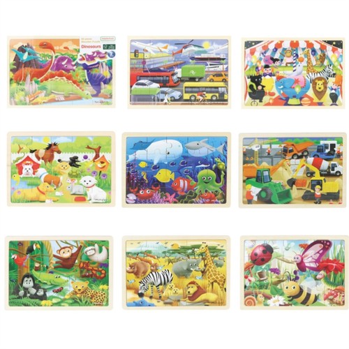 昆虫动物拼图早教儿童益智桌游感统思维训练亲子互动游戏玩具拼板