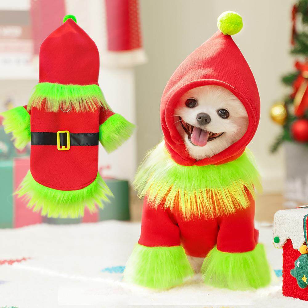 热销圣诞套装节日衣服宠物狗狗猫咪老人泰迪比熊服装狗用品猫服饰