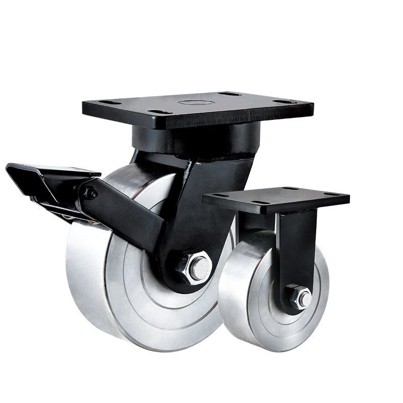 4/5/6/8/12寸锻钢脚轮超重型万向轮承重耐磨10吨工业龙门架轮子,基础建材,脚轮/万向轮,淘宝优惠券,粉丝福利购,淘宝优惠卷