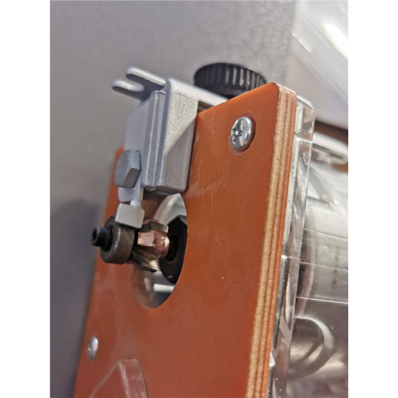 木工工具4齿圆角刀木工修边机PVC封边条修边圆弧R倒角刀头底座