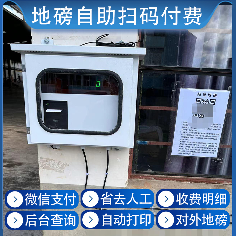 无人值守地磅收费仪表扫码付款自助机过磅机收费扫码过磅一体机