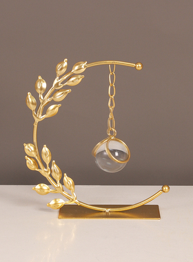 创意水晶球艺f术摆件轻奢高档酒柜玄关电视柜办公室客厅家居装饰