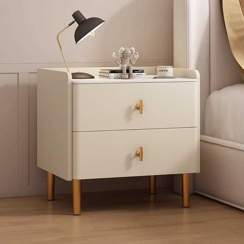 2025新款意式床头柜家用卧室轻奢现I代简约小型床边收纳小柜子