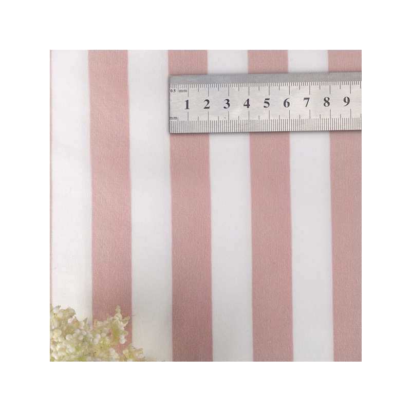 精梳棉面料40S色织汗布棉拉架针织平纹布N料夏休闲服条纹针织面料