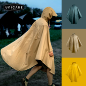UNICaARE雨衣男女骑行单人长款 全身防暴雨斗篷式 电瓶车电动车雨披