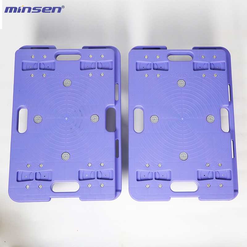 仓库搬运周转车可拼接手推车塑料平板乌龟车万向轮拉货拖车可