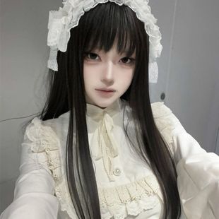 多巴胺白色连衣裙穹妹cos裙子高腰包臀长裙细腰圣诞网红秋冬款女