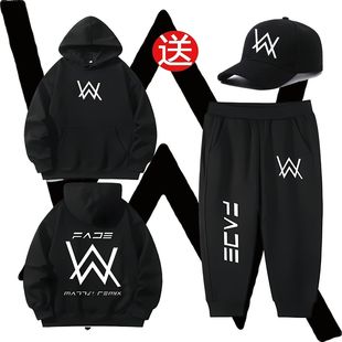 strong哥cos套装 学生少年连帽嘉豪同款 战衣艾伦沃克卫衣外套服装