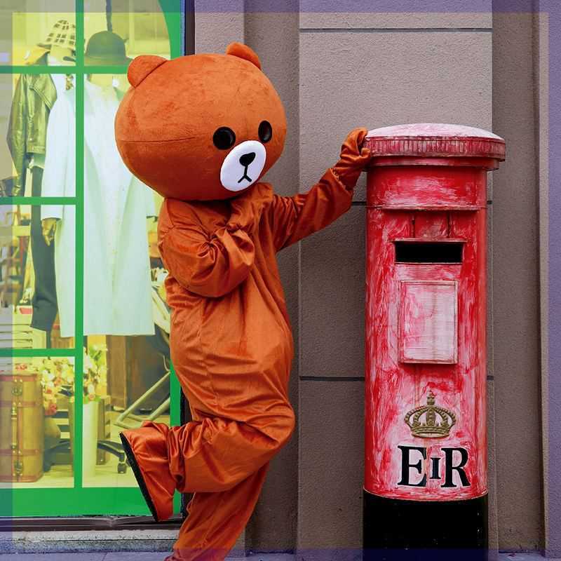 网红熊卡通人偶服装皮卡