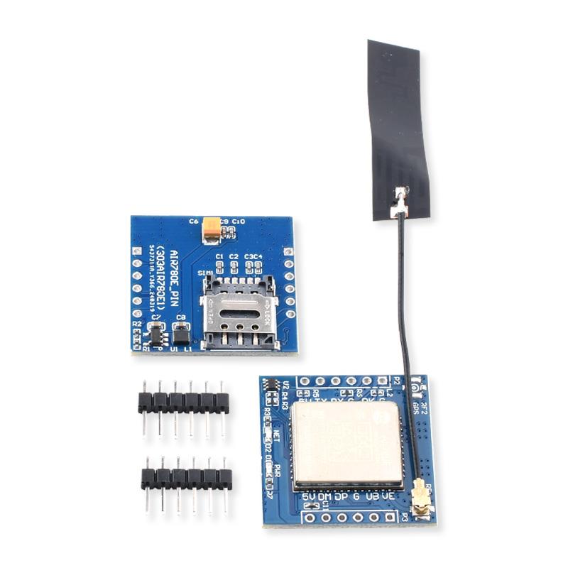 合宙Air780E 4G全网通模块 超小4G模块物联网串口通信数据透传DTU