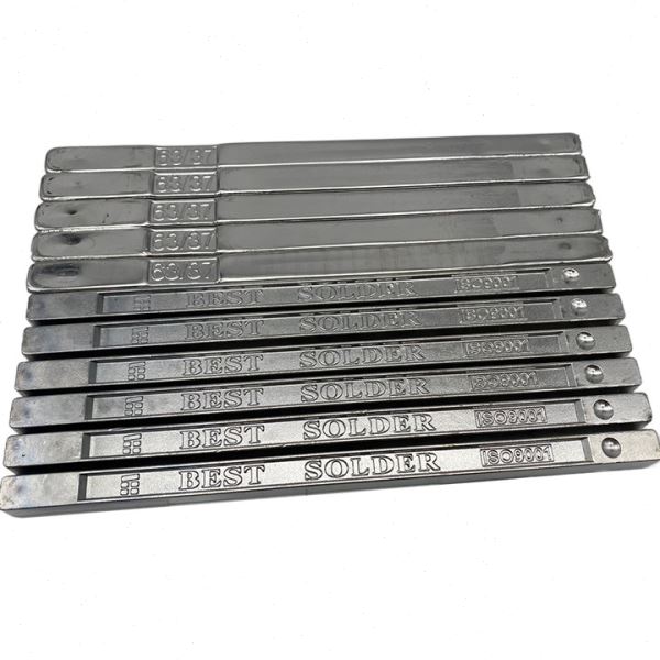 现货供应30度有铅电解锡条 Sn30Pb70低残渣焊锡条 不锈钢有铅锡条