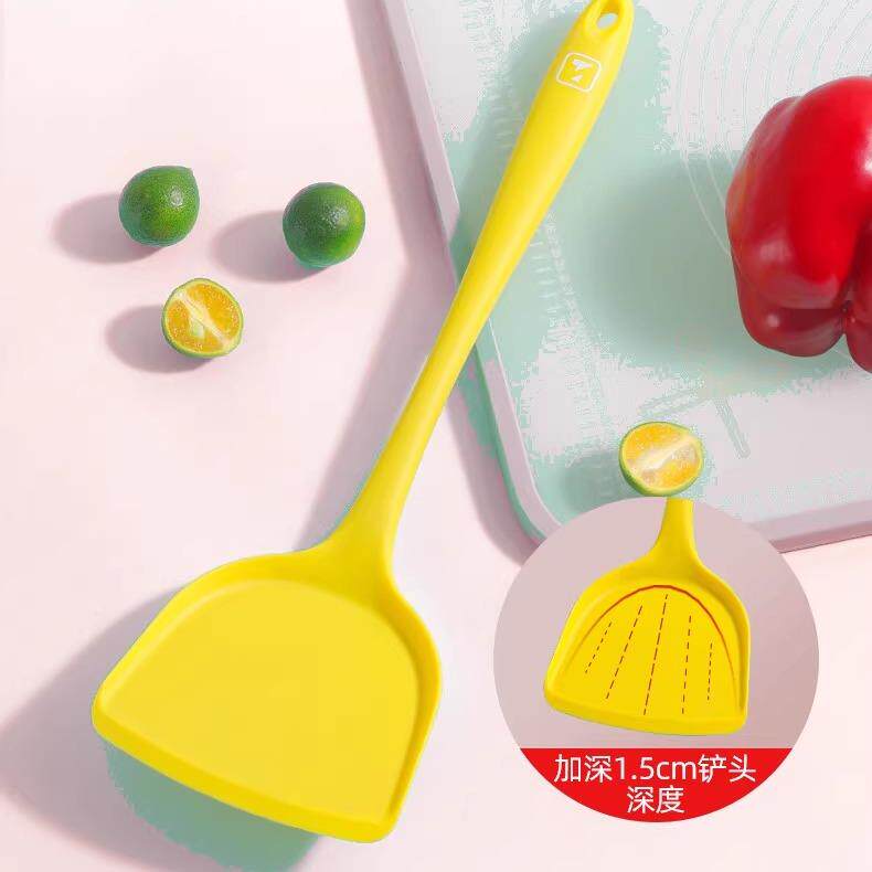 厨娘精选 硅胶铲勺木铲耐高温不粘锅铲炒菜铲子厨房用具炒勺漏勺
