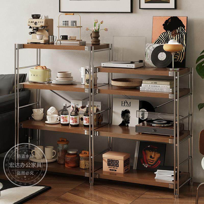中古置物架落地多层客厅阳台简约日式置物架书架厨房微波炉收纳层,商业/办公家具,置物架/陈列架/储物架/展示架,淘宝优惠券,粉丝福利购,淘宝优惠卷