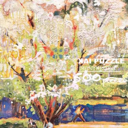 中式岩彩•《春秋梦》中式拼图•500片丝绒触感 • 53x38cm