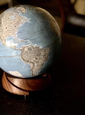 HomelyGlobe宏微地球书房客厅办公室摆件手工地球仪乔迁商务礼物