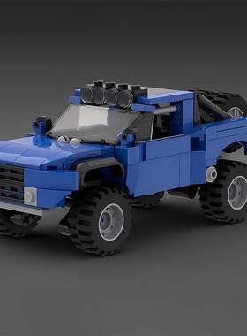 MOC-52061 巴哈奖杯卡车国产积木创意拼搭国产积木汽车模型摆件