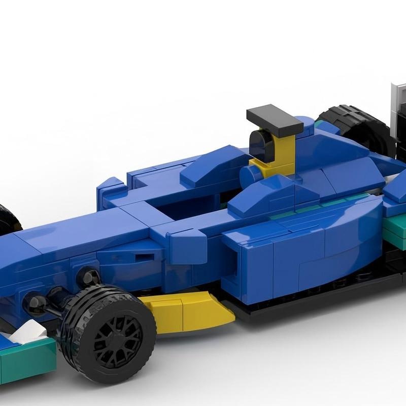 方程式赛车F1 MOC-83295 索伯C22 拼装国产积木益智玩具车模摆件